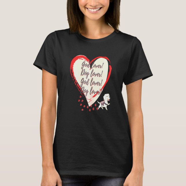 Camiseta Dios Dog Christian (Anverso)