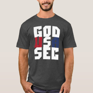 Camiseta Dios, EE.UU., SEC