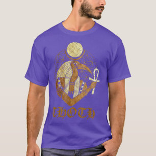 Camiseta Dios Egipcio De La Ciencia De La Luna Y La Matemát