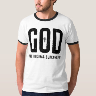 Camiseta Dios el cantante original de la superheroína mascu