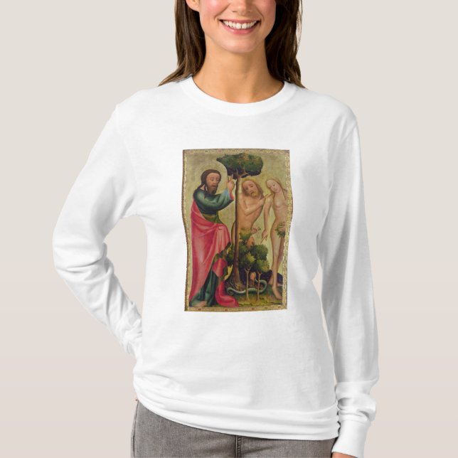 Camiseta Dios el padre castiga Adán y a Eva (Anverso)