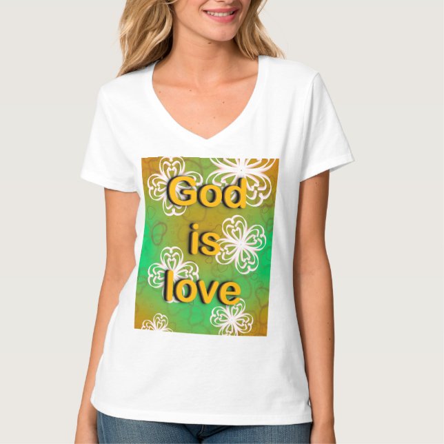 Camiseta Dios es amor (Anverso)