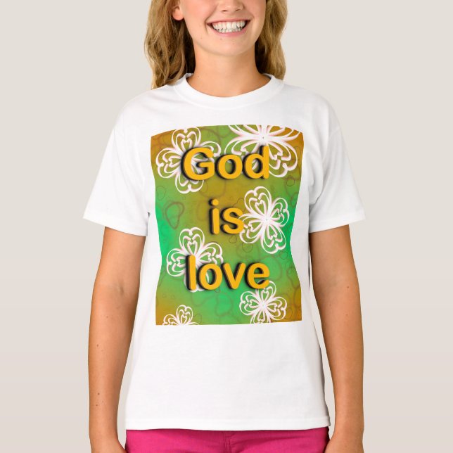 Camiseta Dios es amor (Anverso)
