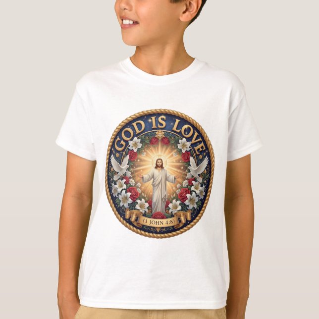 CAMISETA DIOS ES AMOR (Anverso)
