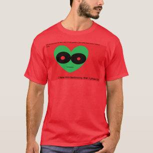 Camiseta DIOS es amor alienígena