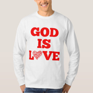 Camiseta Dios es amor Biblia Cita a los hombres