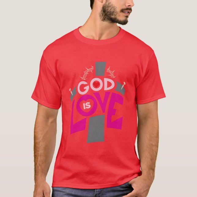 Camiseta Dios es Amor chica (Anverso)