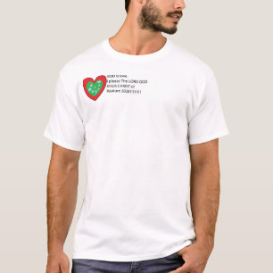 Camiseta DIOS es amor. Complazco al SEÑOR DIOS JESUCRISTO 