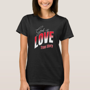Camiseta Dios es amor cristiano