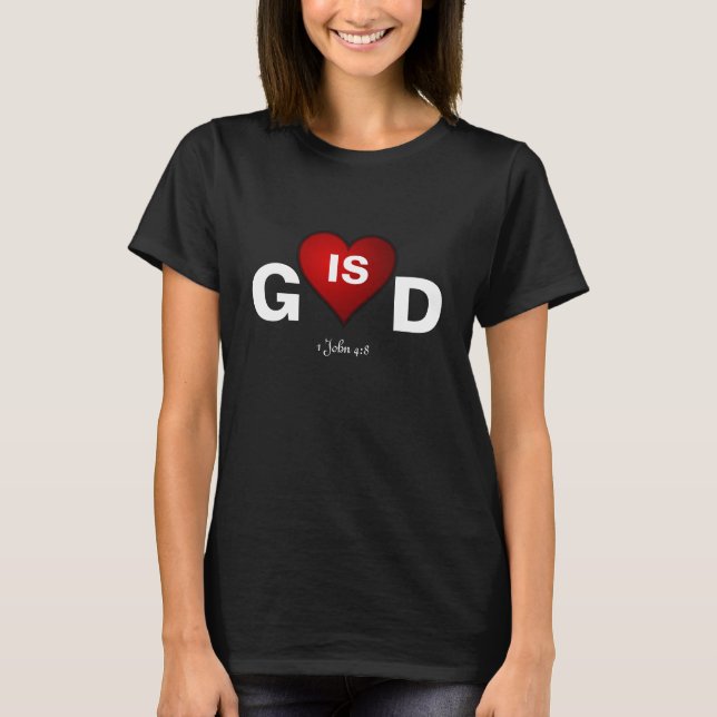 Camiseta Dios es amor Personalizar (Anverso)