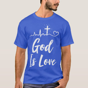 Camiseta Dios es amor Regalos cristianos mujeres