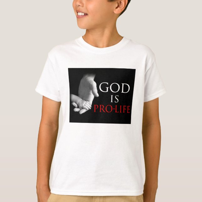 Camiseta Dios es antiabortista (Anverso)