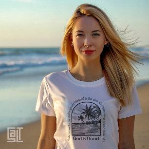 Camiseta Dios es buen salmo 34 NOTW cristiano Inspirador