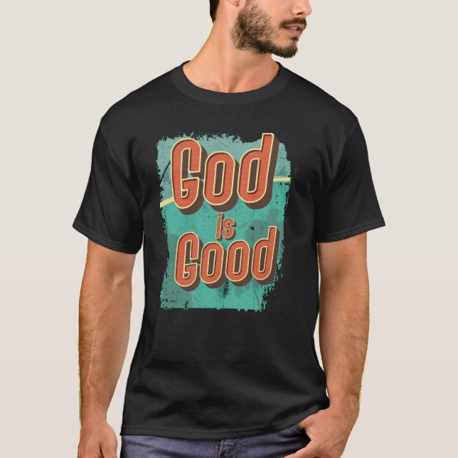 Camiseta Dios es Buena Playa Vibes NOTW Inspiración cristia (Anverso)