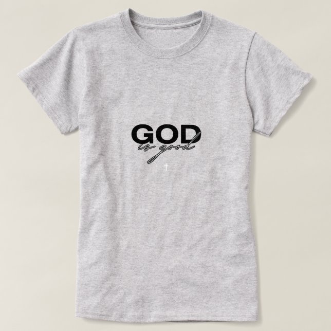 Camiseta Dios es bueno (Diseño del anverso)