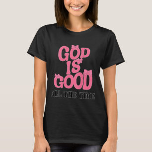 Camiseta Dios Es Bueno, Nk Bow Cristiano Jesús Chica Herman