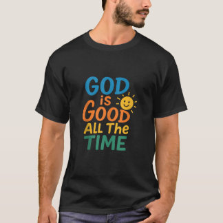 Camiseta Dios es Bueno Todo El Tiempo Fe Cristiana Biblia V