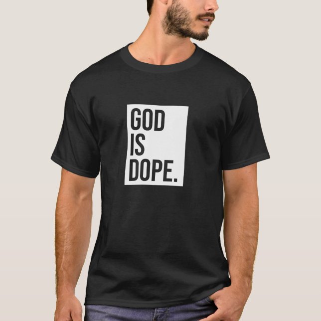 Camiseta Dios es Dope Pullover (Anverso)