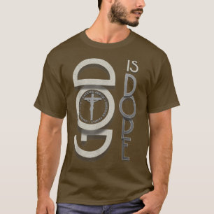 Camiseta Dios es Dope Unborn Pro-life Supporter Anti-aborti