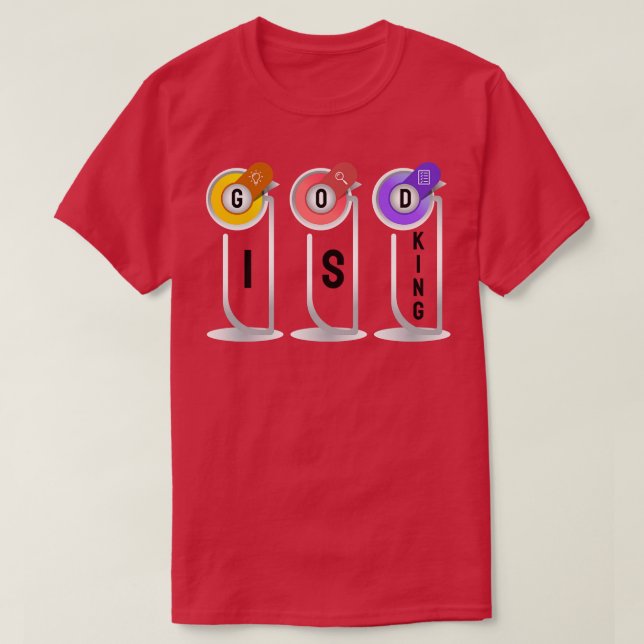 CAMISETA DIOS ES EL REY (Diseño del anverso)