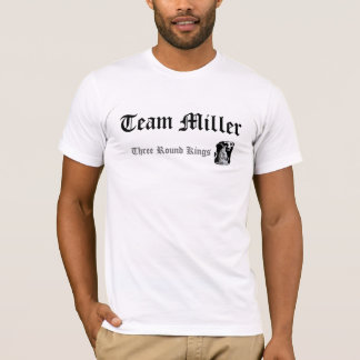 Camiseta Dios es equipo Miller, tres reyes redondos