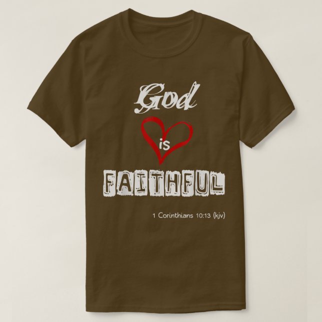 Camiseta Dios es FE (Diseño del anverso)