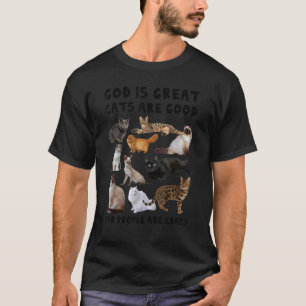 Camiseta Dios es grande los gatos son buenas personas, Cris