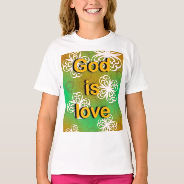 Camiseta Dios es libro de amor (Anverso)