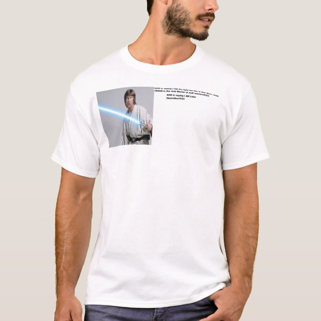 Camiseta DIOS es Luke Skywalker (Anverso)