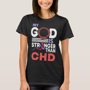 Camiseta Dios Es Más Fuerte Que La Cinta De Conciencia Del