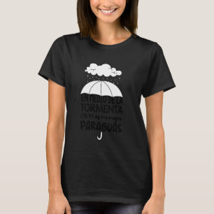 Camiseta Dios es mi paraguas en medio de la tormenta