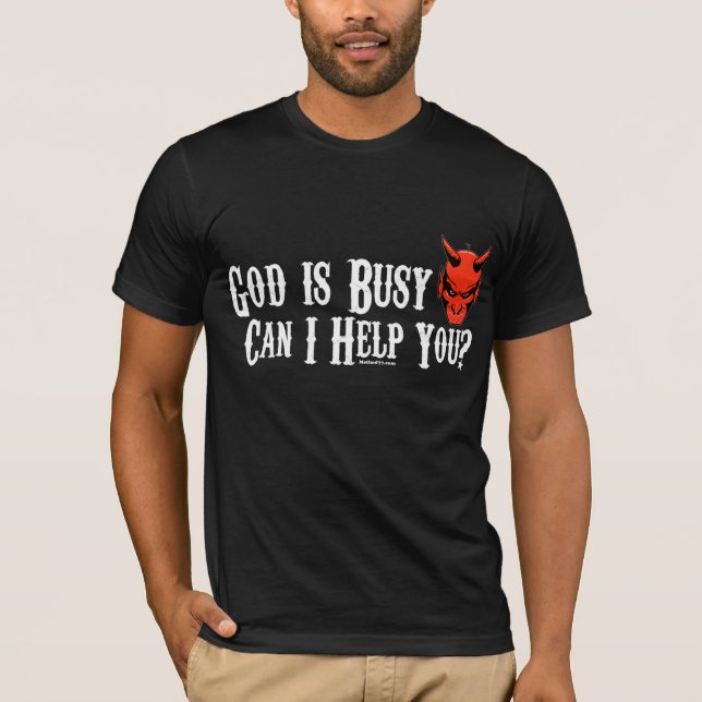 Camiseta Dios es oscuridad ocupada (Anverso)