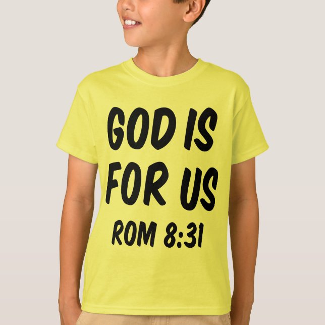 Camiseta Dios es para nosotros desde el 8 31 (Anverso)