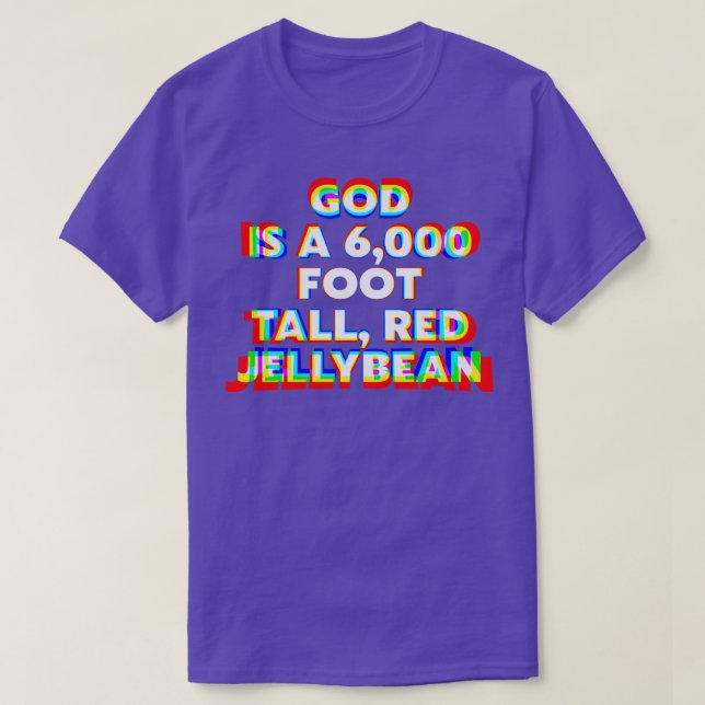 Camiseta Dios es una súper alta alabanza de 6000 pies de ge (Diseño del anverso)