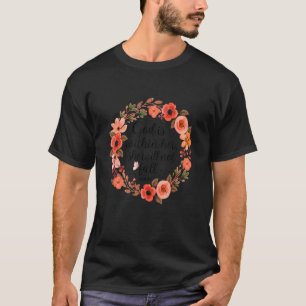 Camiseta Dios está dentro de ella No caerá 46 5 Guerra Flor