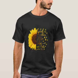 Camiseta Dios Está Dentro De Ella No Caerá Salmo 465 Chris