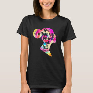 Camiseta Dios Está Dentro De Ella No Fracasará Corbata Cris