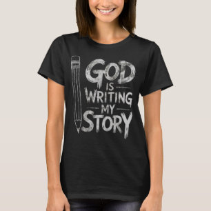 Camiseta Dios está escribiendo mi historia Diseño cristiano