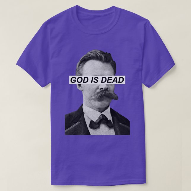 Camiseta Dios está muerto (Diseño del anverso)