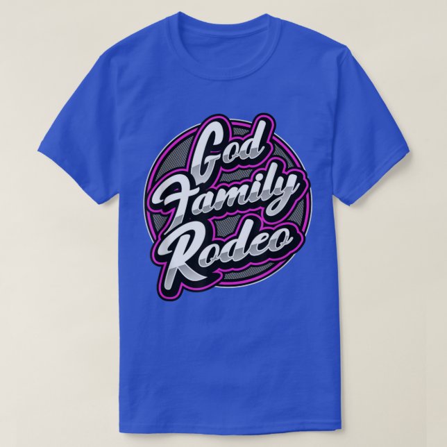 Camiseta Dios, familia y Rodeo  (Diseño del anverso)
