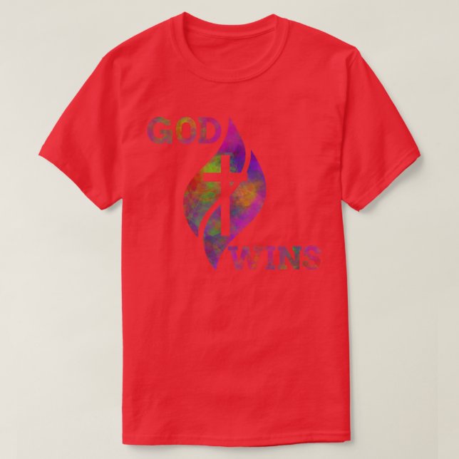 Camiseta Dios gana la prima (Diseño del anverso)