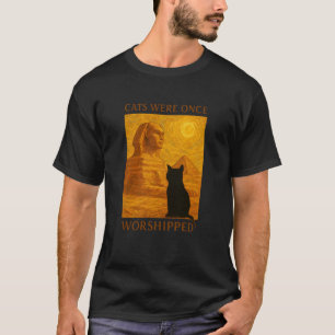 Camiseta Dios Gato Adorado Antiguo Egipto Esfinge Gato Dive