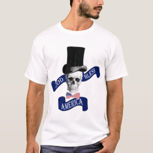 Camiseta Dios gótico divertido bendice el tatuaje del