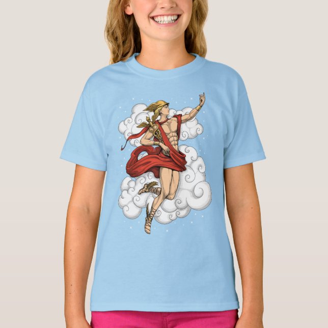 Camiseta Dios griego Hermes (Anverso)
