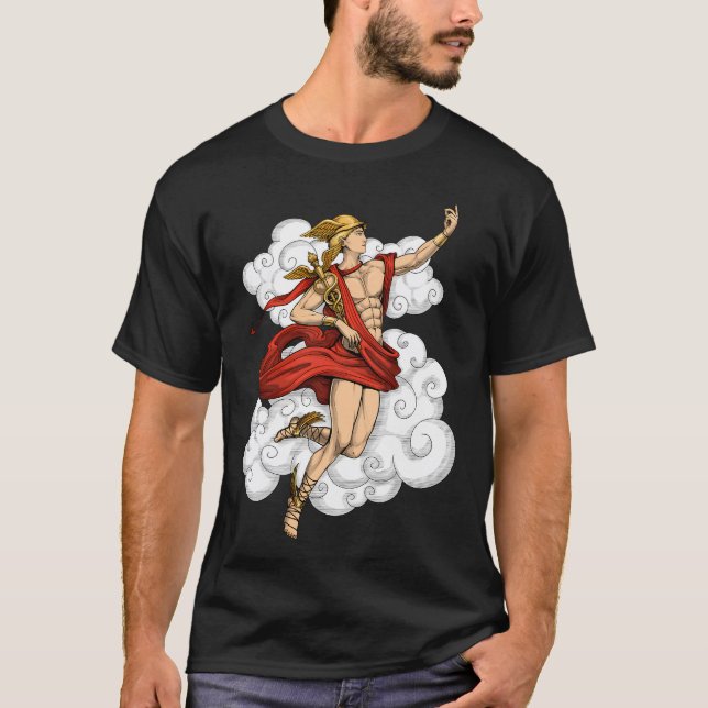 Camiseta Dios griego Hermes (Anverso)