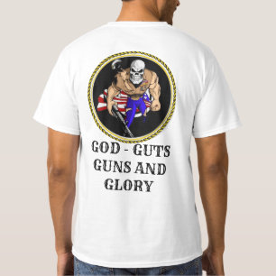 CAMISETA DIOS - GUIONES - ARMAS - GLORIA
