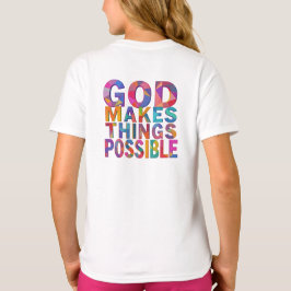 Camiseta Dios hace posibles las cosas