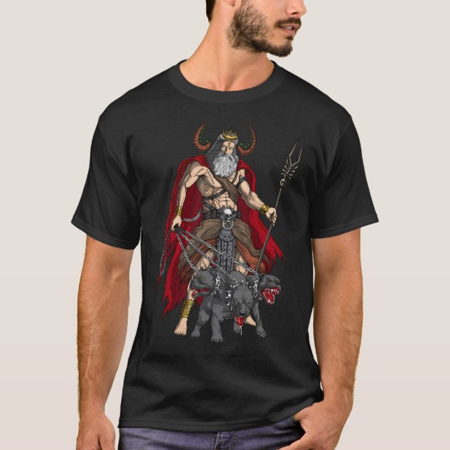 Camiseta Dios Hades de la antigua Grecia (Anverso)