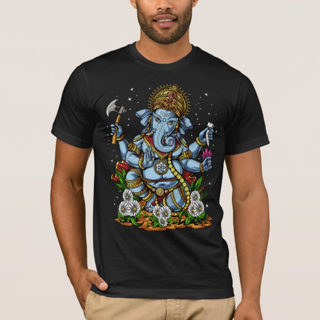 Camiseta Dios hindú Ganesha (Anverso)