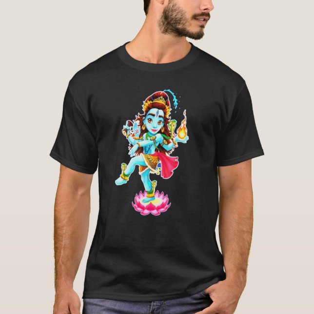 Camiseta Dios hindú Shiva Mahadev Shiv Shankar Adiyogibhole (Anverso)